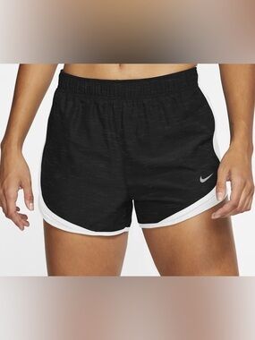 Nike Dri-FIT Tempo Shorts XS Black White Running Athletic
